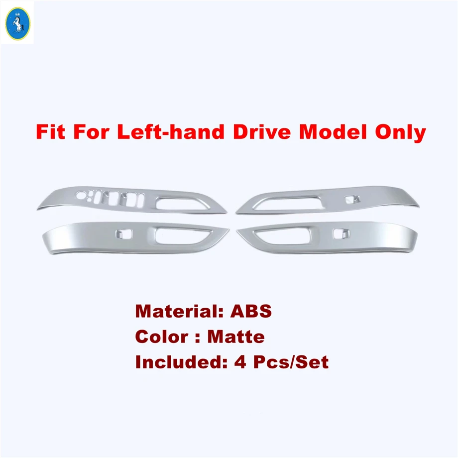 

Matte Auto Glass Switch / Headlight Switch / Water Cup Frame Decor ABS Accessories Cover Trim For Hyundai Tucson NX4 2021 - 2023