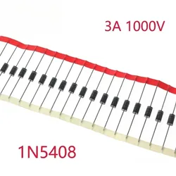 50/100PCS Rectifier Diode DO-27 1N5408 1N4007 Schottky Diode Diodes Kit Electronic Kit Fast Switching Diode