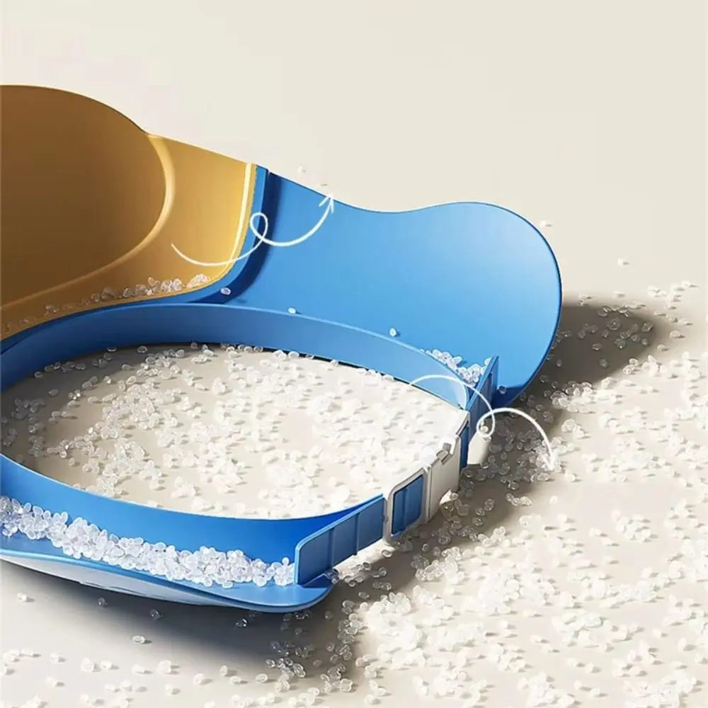 

Cute Animal Shape Baby Shower Cap Soft Adjustable Baby Shampoo Cap Eye Ear Protection Waterproof Children's Bath Cap