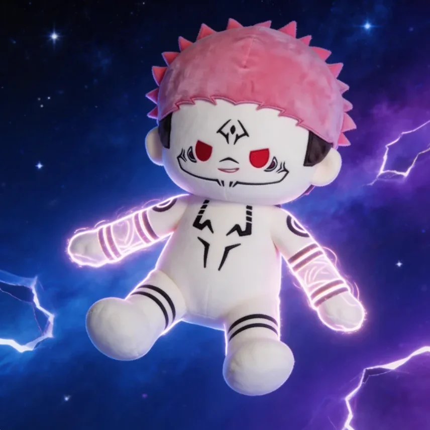 

Stuffed 40cm Ryomen Sukuna Anime Jujutsu Kaisen Plushies Toys Dress-up Kawaii Cosplay Cotton Doll Toys for Kids Cartoon Gifts