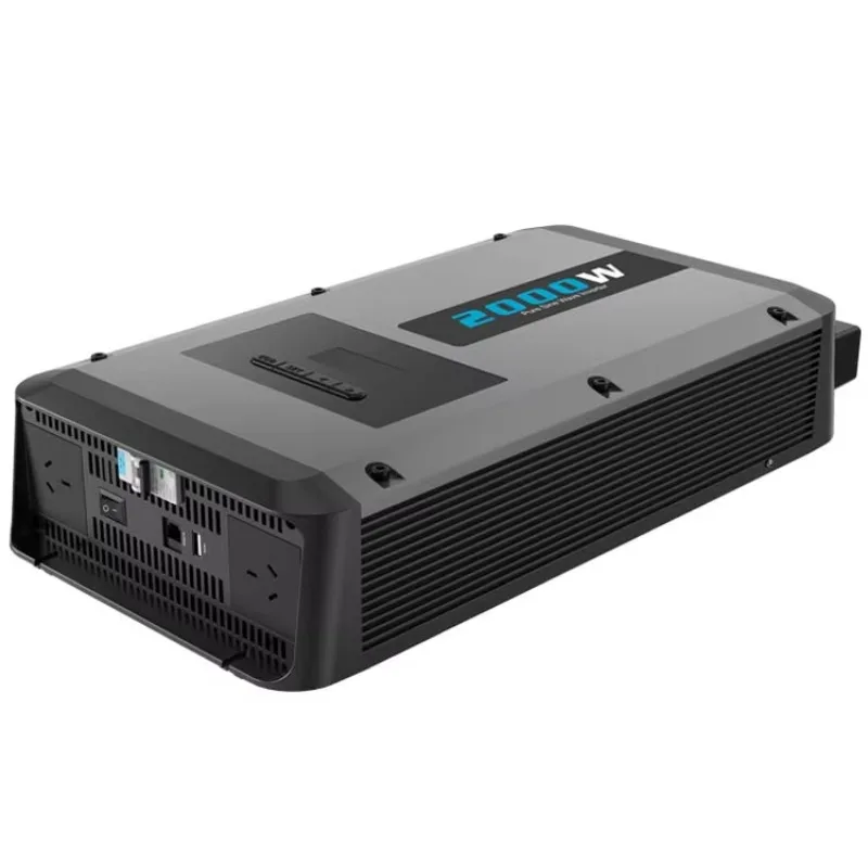 2000W Pure Sine Wave Inverter 240vac Output Voltage with AC Transfer Switch RCD Remote Control