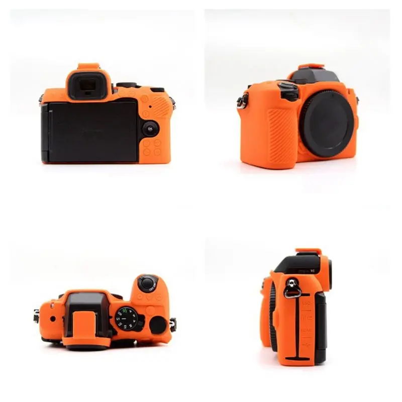 A53M-For Nikon Z50 II Rubber Soft Silicon Case Armor Camera Body Cover Protective For Nikon Z50 II Camera Protection