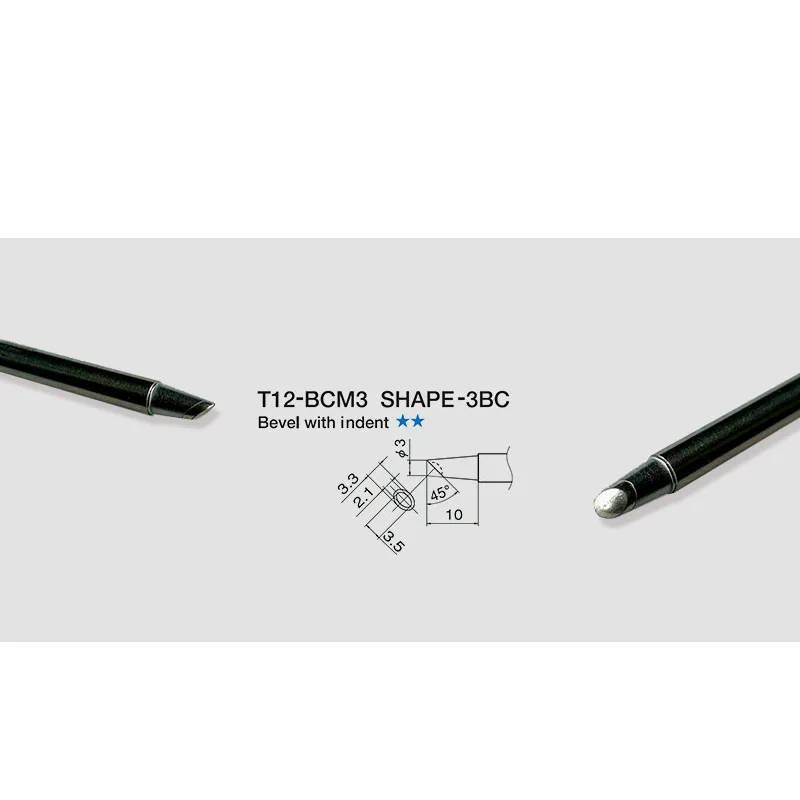 T12-BCM3 Soldering Iron Tips with Excellent Quality FX951/FX 952 Station,FM2027/FM2028