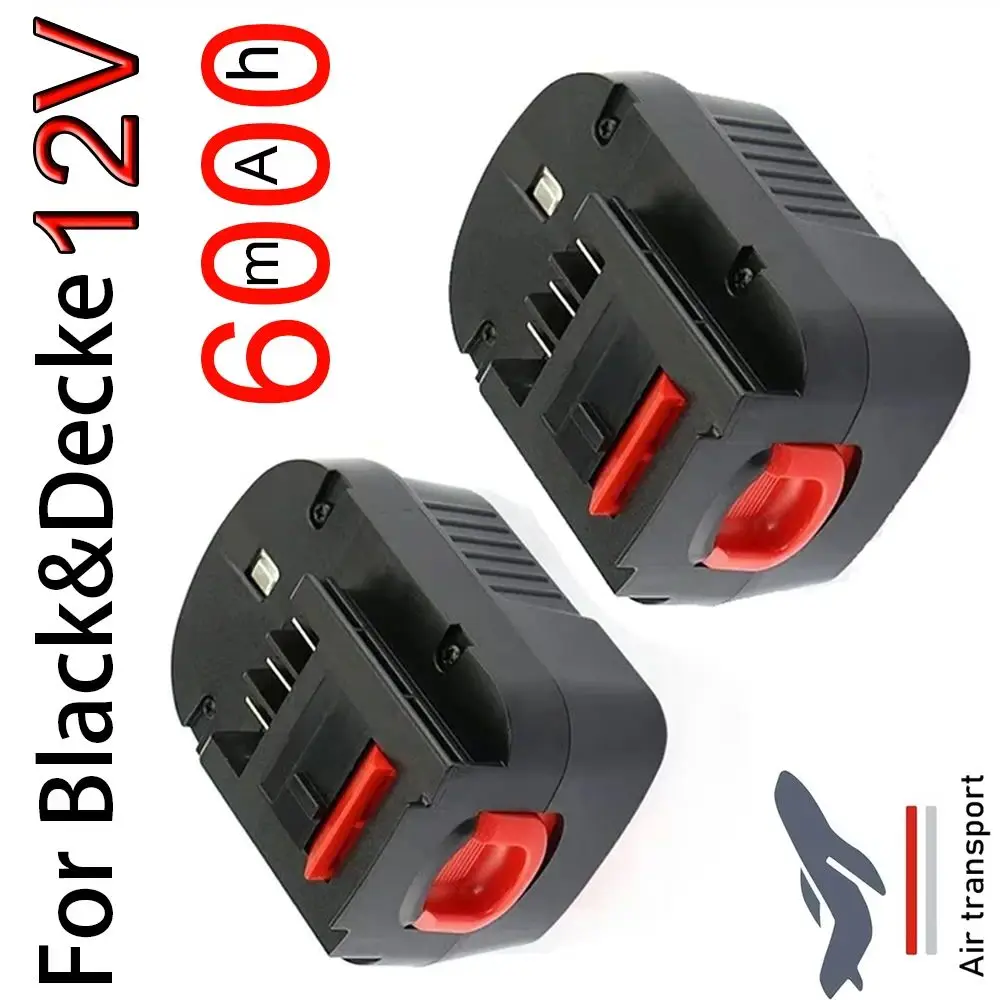 

12V 6000mah RechargeableTool Battery forBlack&Decker A12 A12EX FSB12 FS120B A1712 HP12K HP12 Ni-MH Replacement Drill Battery