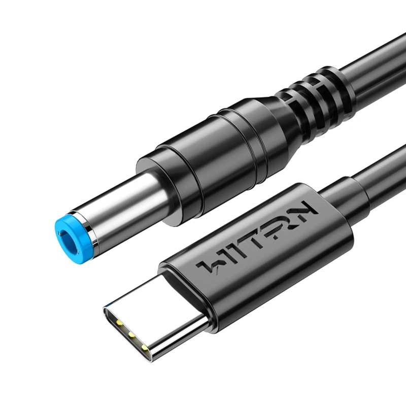 594A USB C/Type-C PD から 12V 15V 20V 5.5x2.5mm 変換ケーブル電源