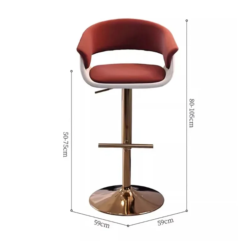 조정 가능한 편안한 바 의자 럭셔리 뷰티 클래식 유행 바 의자 프리미엄 미니멀리스트 Tabourets De Bar 현대 가구