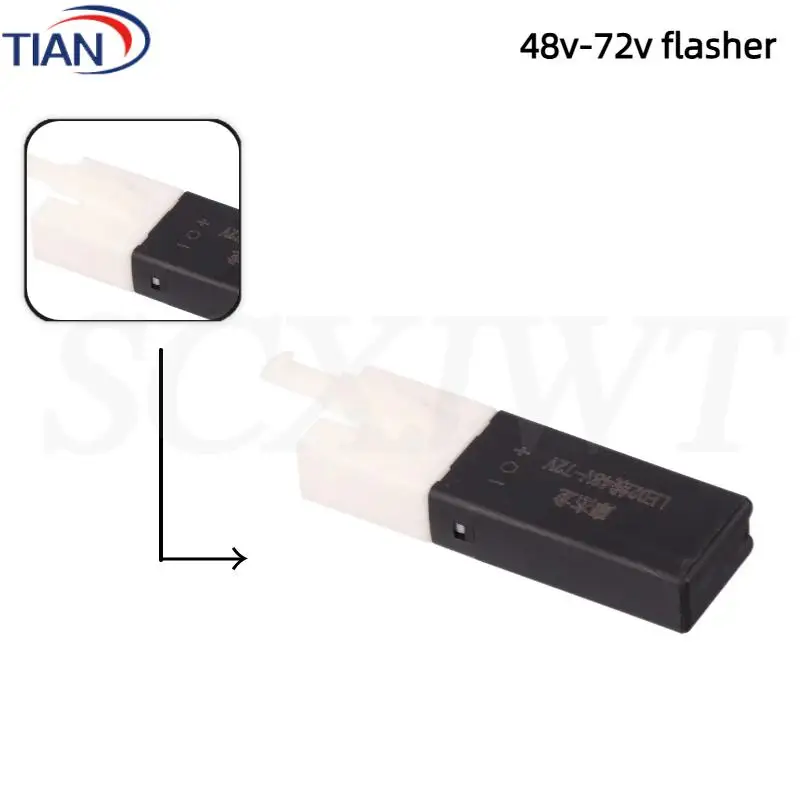 

Flasher Universal Motorcycle Scooter Black Relay Waterproof Turn Signal LED Flasher Relay Flasher