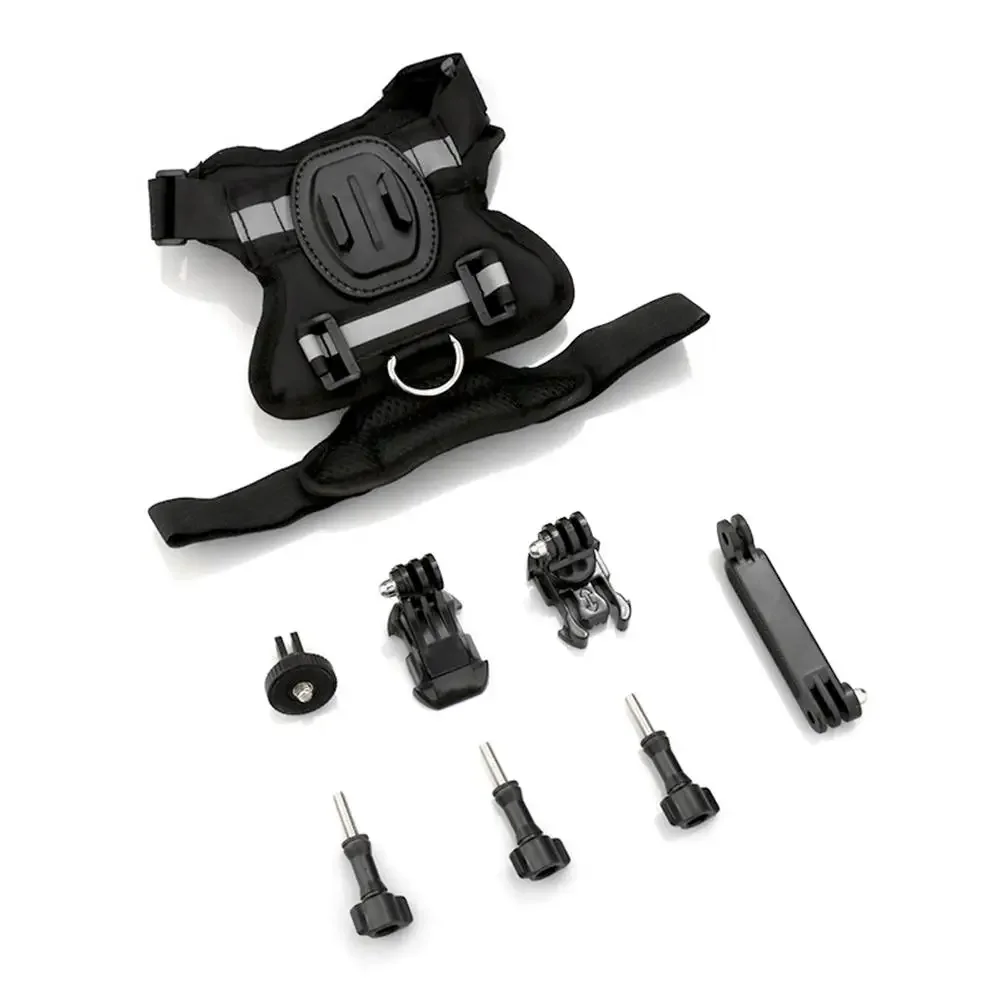 1pcs Pet Cat Vest Photo Stand For Action For Cameras Pet Vest Photo Stand First-person Dual-camera Cats Black Accessories view 6