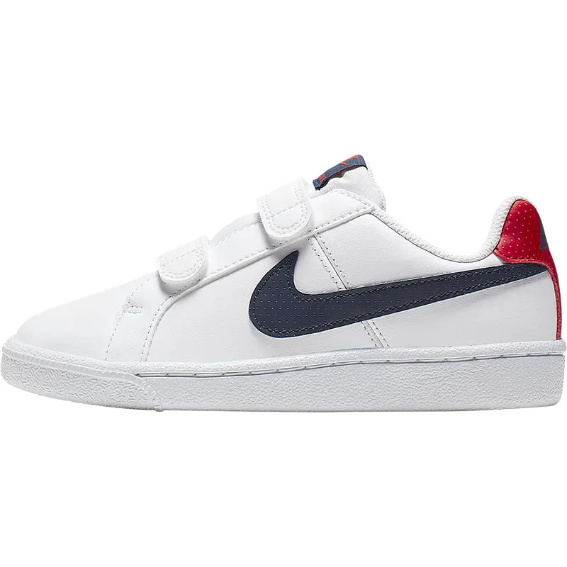 Nike genuine COURT ROYALE children's Velcro low top sports shoes 833536-107 view 5