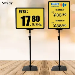 A4 210X297MM Adjustable Height Sign Holder Display Stand Table Menu Paper Holder 8.5 x 11 Inch Banner Poster Price List Frame