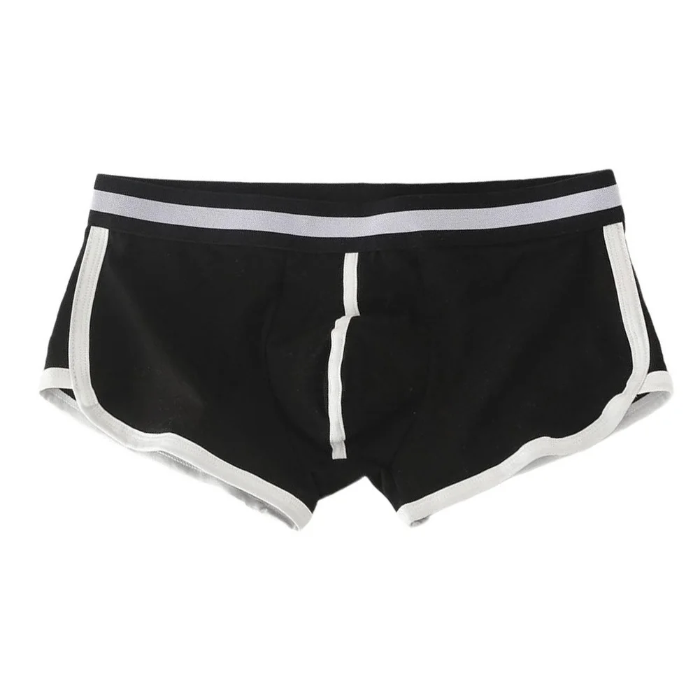 سراويل داخلية مريحة تسمح بمرور الهواء، نمط مطابق للألوان، مزيج من القطن والألياف اللدنة، ملابس داخلية عصرية للرجال للاستخدام اليومي #4