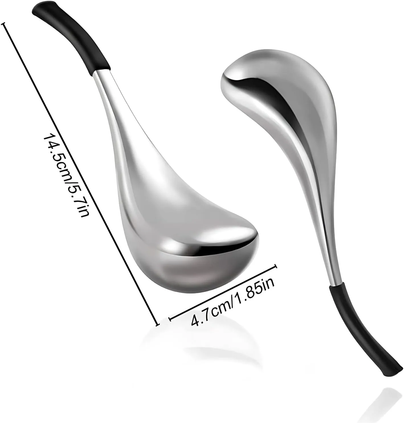 Ice Globes Gezichtsverzorgingshulpmiddel voor gezicht en ogen Roestvrij staal Beauty Cryo Sticks voor vrouwen Cooling Spa Globes Cold Roller