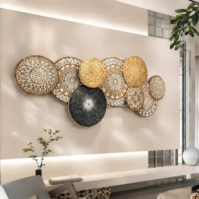 Nordic Creative Wall Clock Living Room Sofa Background Decoration Bedroom Dining Room Pendant Clock
