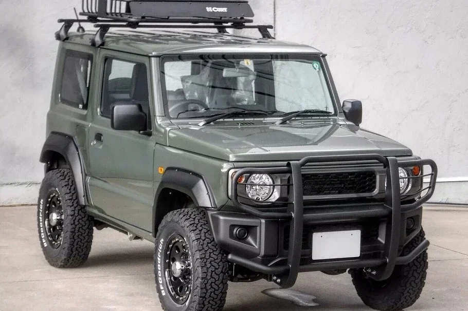 حاجز ممتص الصدمات الأمامي الشهير والمتين لسوزوكي جيمي JB74 JB64 2018- Gen4 Sierra JB74w JB64w Steel