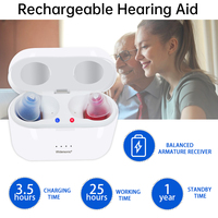 Hearing Aids Rechargeable Audofonos Usb Portable V30 Sound Amplifiers Wireless Mini Tool High Quality Gift Ear Aids For Deafness