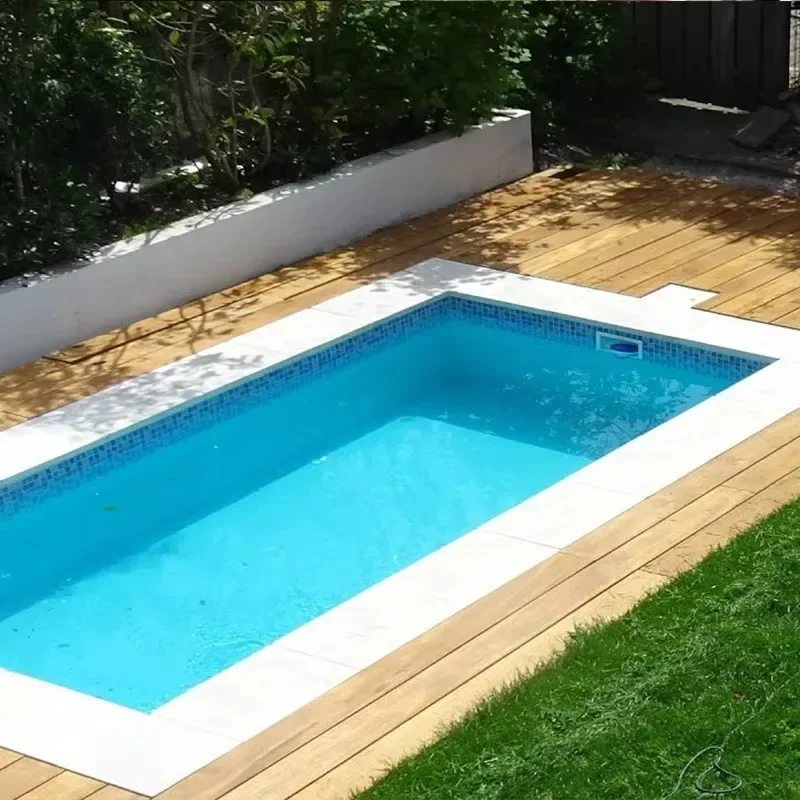 Jardín chino barato de tamaño pequeño 4m 5m 6m 8m piscina enterrada familiar Piscina Piscina Piscina rectangular