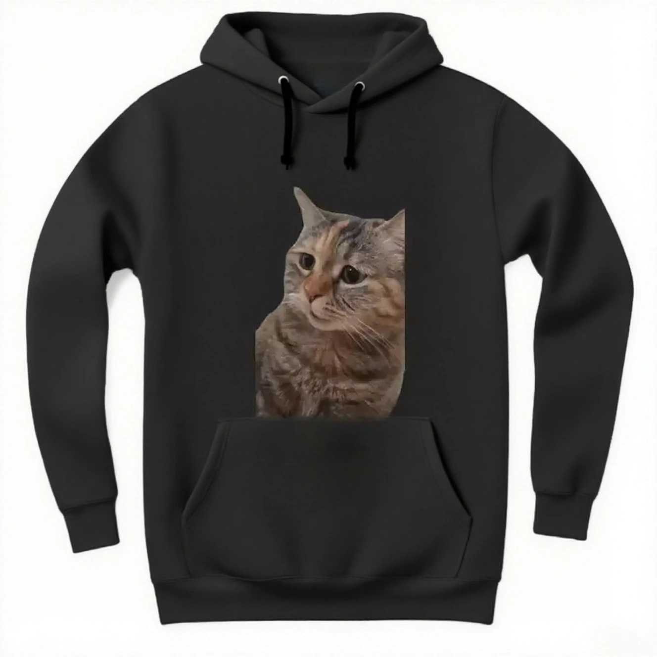 

Cat Graphic Printing Autumn and Winter Cotton Men's and Women's Hoodies Casual Outdoor Street Sports Training Brand Trend