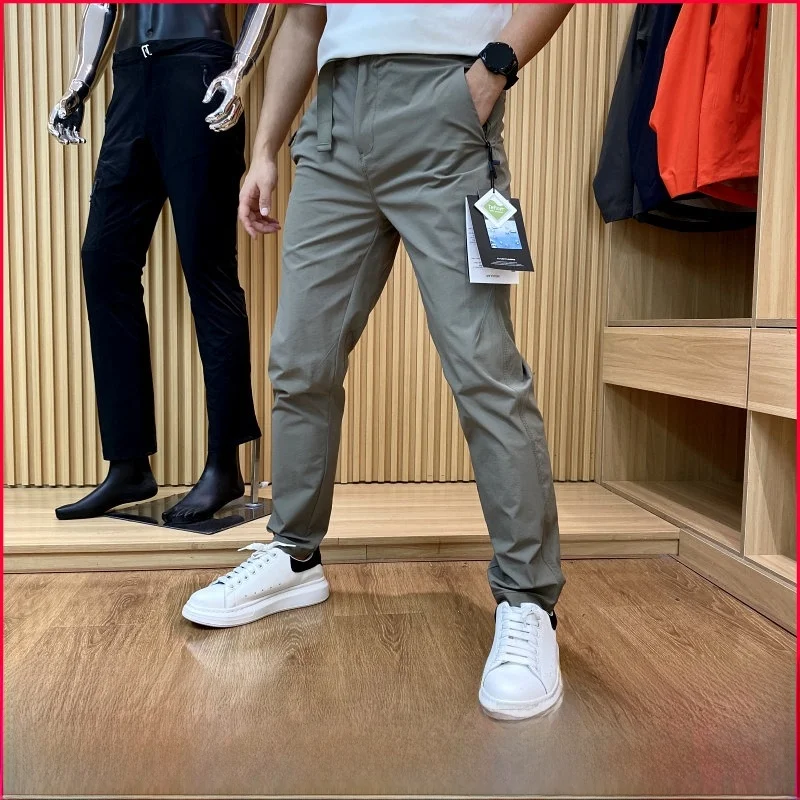 

Premium Lightweight Waterproof Hiking Casual Pants for Men Summer New Arrival Outdoor Active Sle Long Trousers Loose Fit