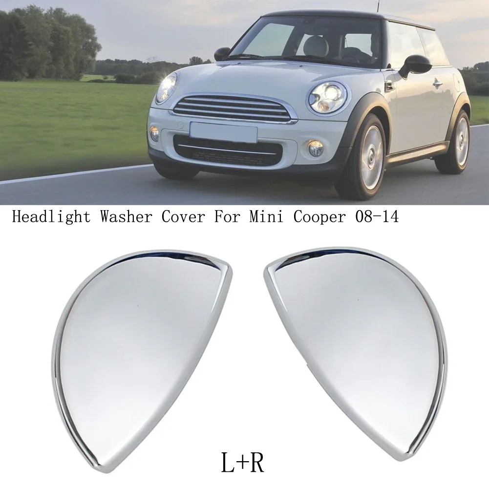 1/2pcs Headlight Washer Covers Left Right For MINI COOPER R55 R57 R56 R58 R59 61672752559 61672752560