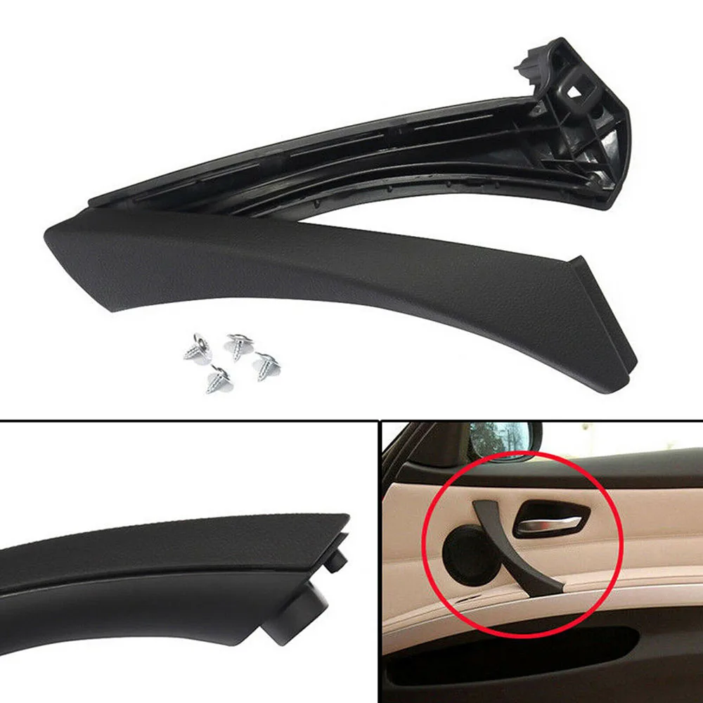 

1set Car Door Handle Left Passenger Sides Pull Trim Cover Inner Bracket OEM51417230849 For BMW 3 Series E90 91 Car Accessories