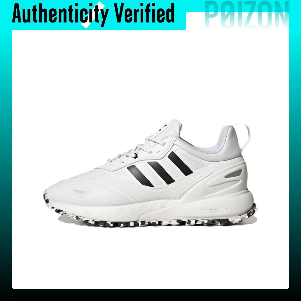 Adidas Originals ZX 2K BOOST 2.0 Casual Shoes Unisex Low-top White GX9471