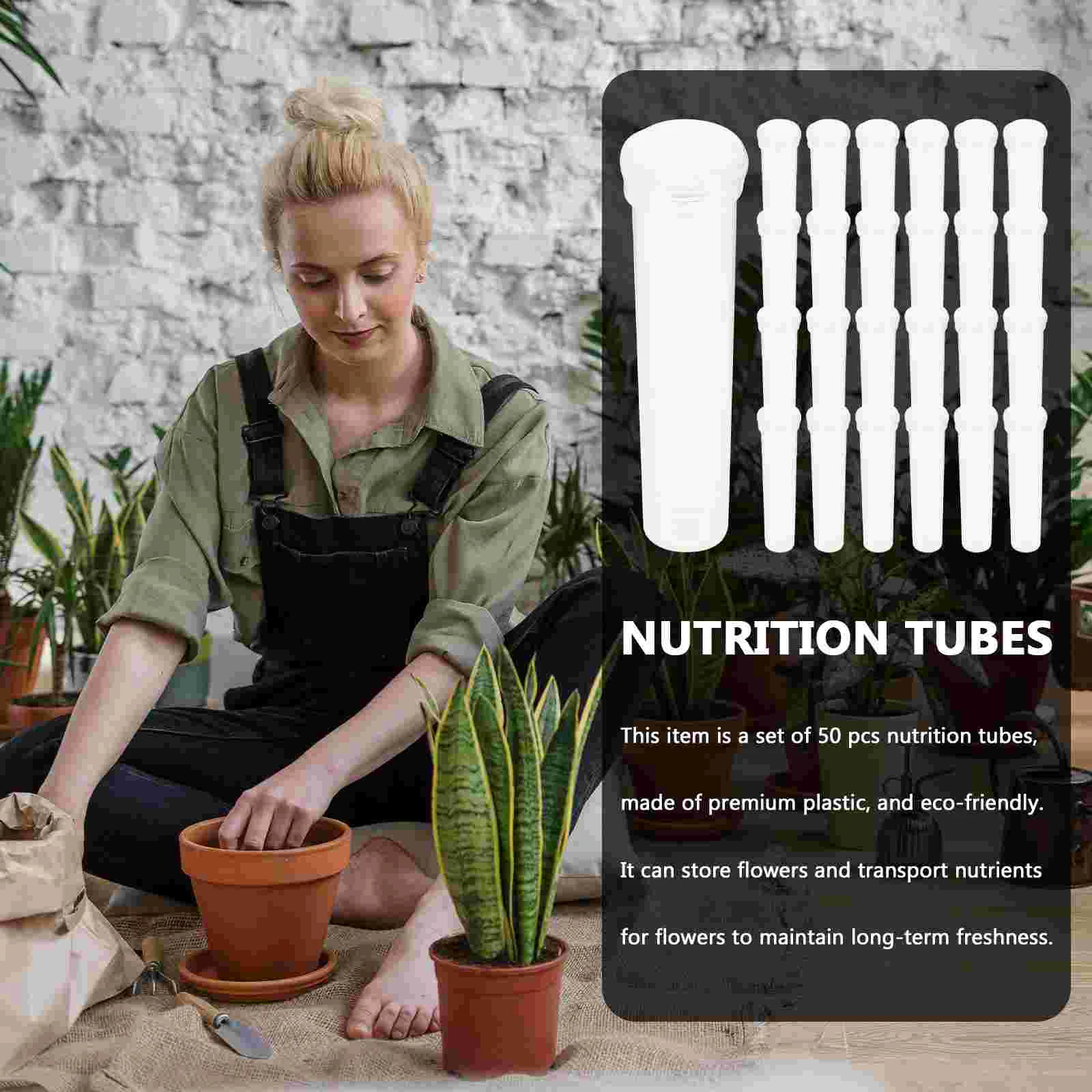 Mini Wings Patch Flower Water Storage and Preservation Tube Container Portable Decals