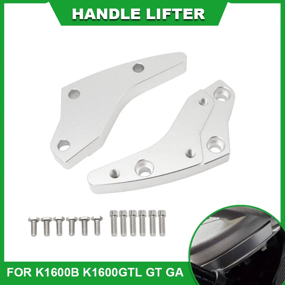 For K1600GT K1600GTL K1600B Motorcycle CNC Handlebar Risers For K 1600B K1600 GT GTL Grand America Handle Bar Height Up Adapters