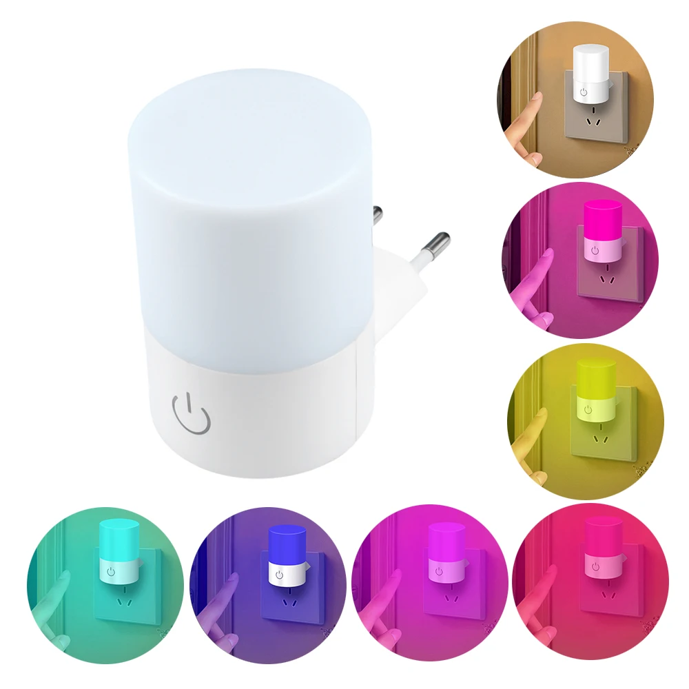 

AC 110-220V eWeLink Wifi intelligent Ambient Night Light 7 Colors EU Plug Socket Phone Remote Control Timing/Voice Control