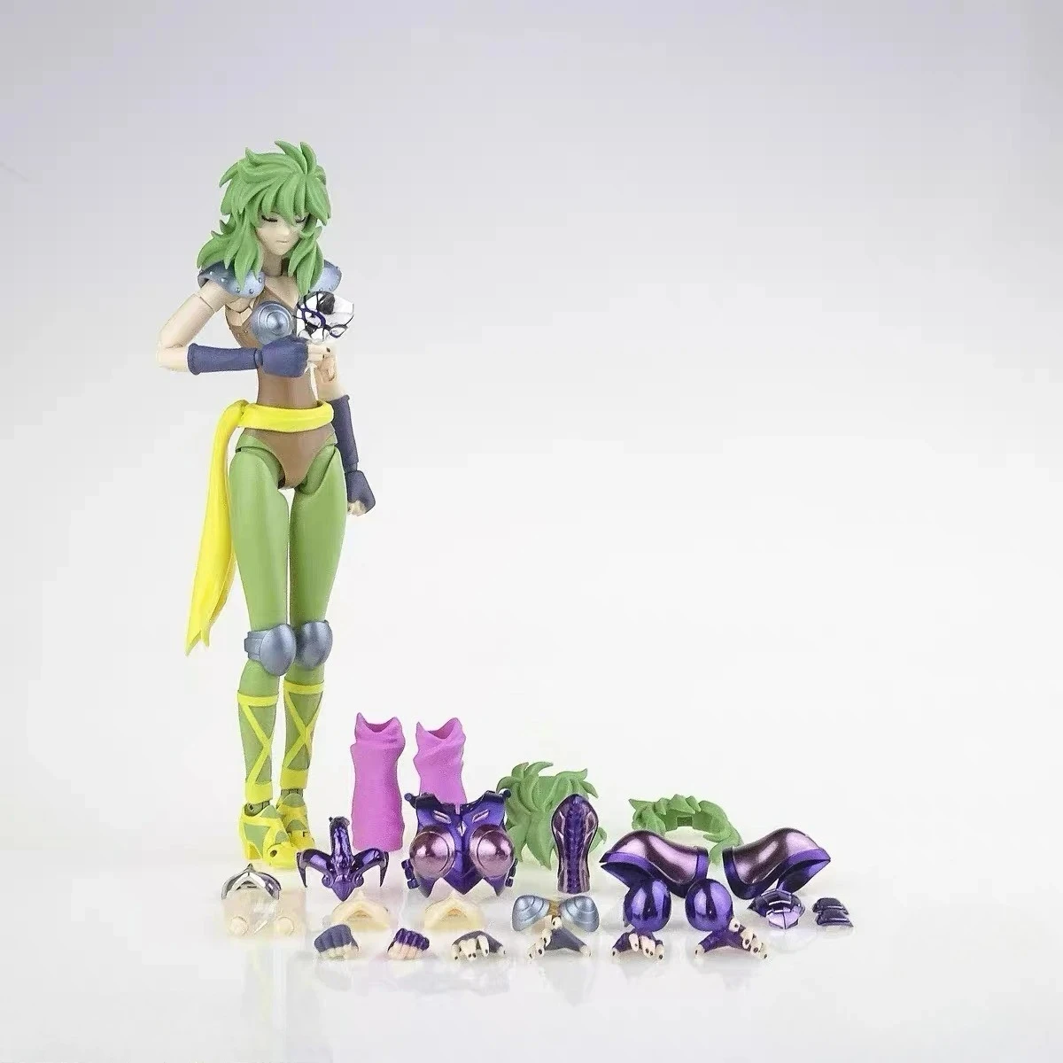 GoodTony/GT Saint Seiya Myth Cloth EX Athena Eagle Marin Ophiuchus Shaina Silver Knights of The Zodiac Action Figure Toy
