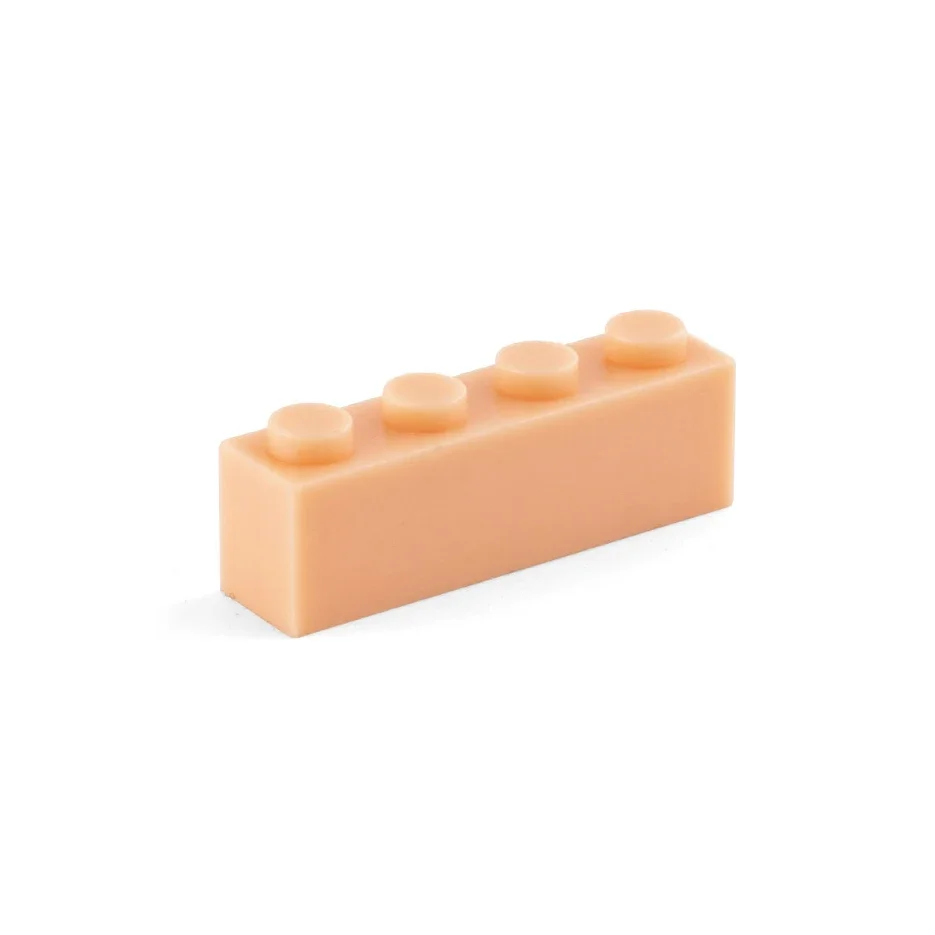200 stücke 1x4 Punkte DIY Bausteine Dicke Zahlen Bricks Pädagogisches Kreatives Spielzeug für Kinder Größe Kompatibel mit 3010