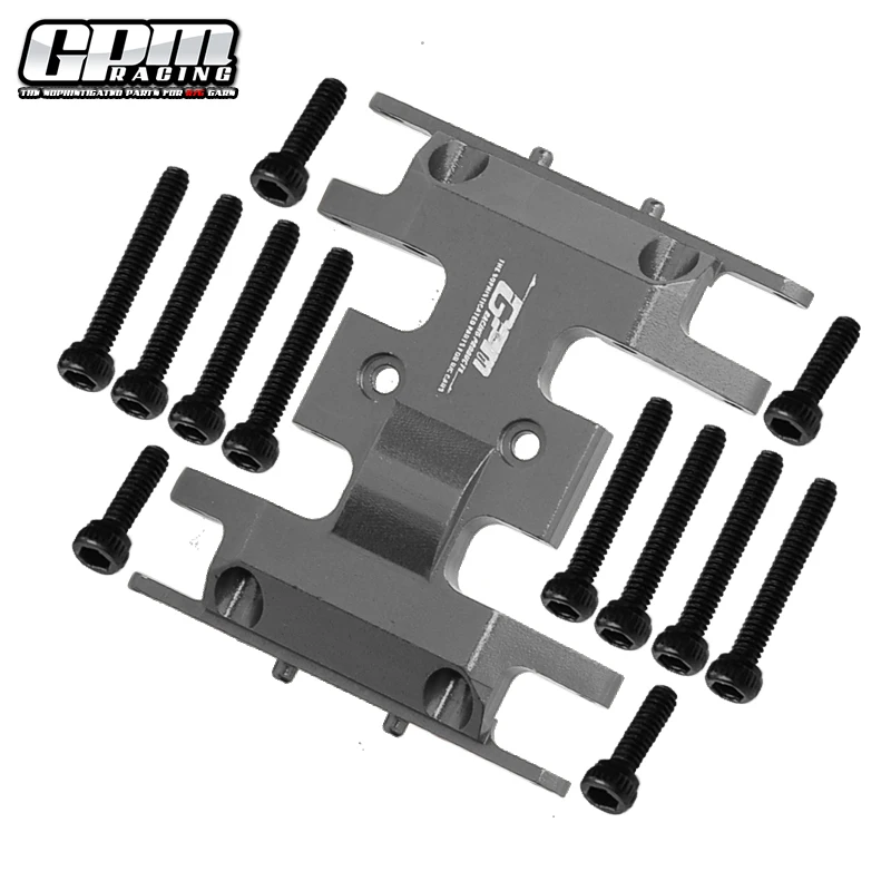 Cubierta de engranaje inferior de aluminio GPM para AXIAL 1/24 SCX24 Deadbolt SCX24 Jeep AXI00002