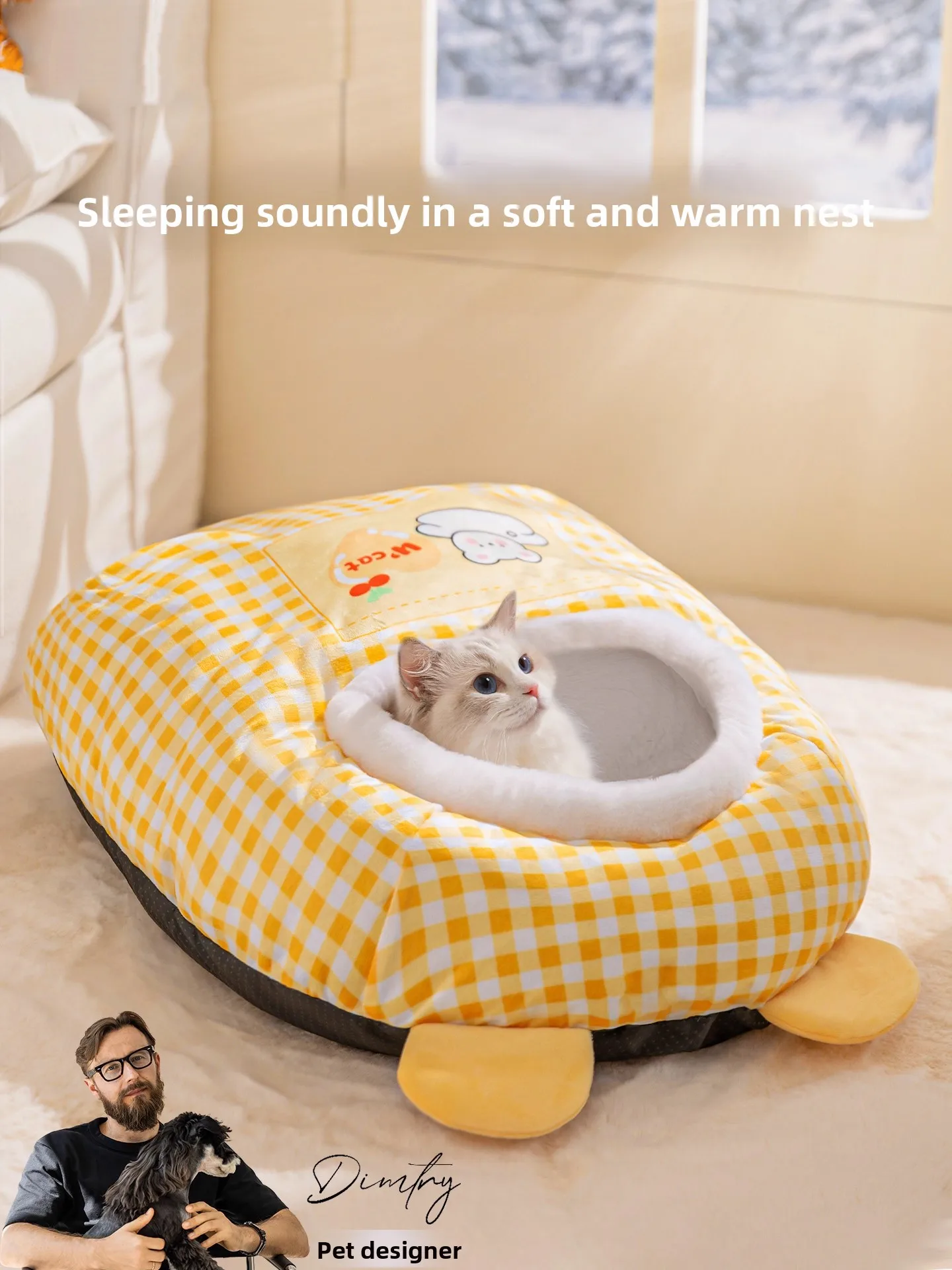 

Зимняя сумка Thiened S, закрытая, теплая, Securi для маленьких котят, всесезонные, универсальные товары для домашних животных