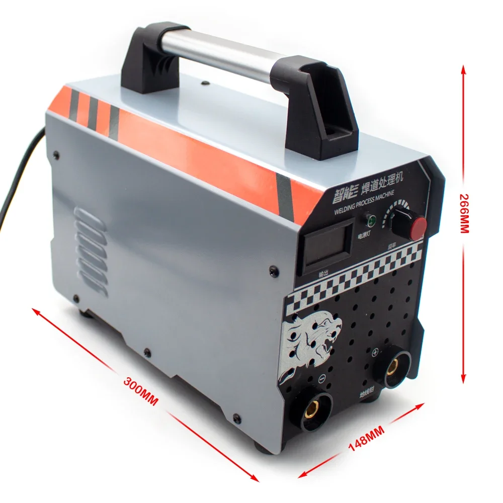 220V Weld Bead Processor Stainless Steel Argon Arc Welding Seam Brush Cleaning Machine Electrolytic Fast Polishing Machine 1000W