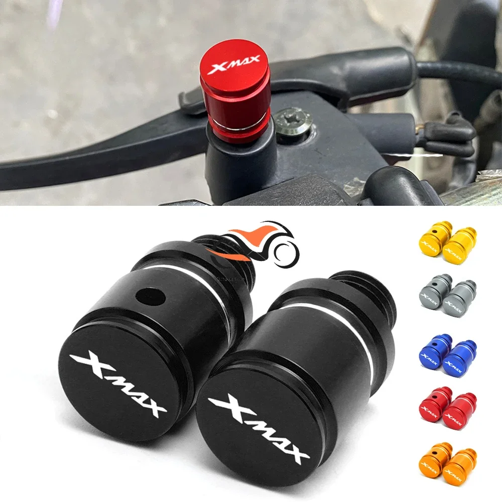 

For Yamaha Xmax 300 250 400 Xmax300 Xmax250 Xmax00 Rearview Mirror Hole Screws Cover Cap Plug 10MM Bolts Motorcycle Accessories