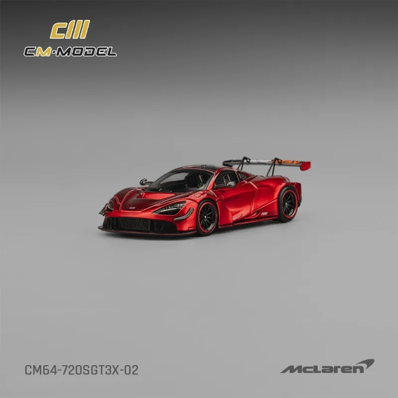 modelo-cm-1-64-mclaren-720sgt3x-rojo-metalico-senna-gtr-naranja-papaya-modelo-de-aleacion-fundida-a-presion-coleccion-de-juguetes-de-regalo-envio-inmediato