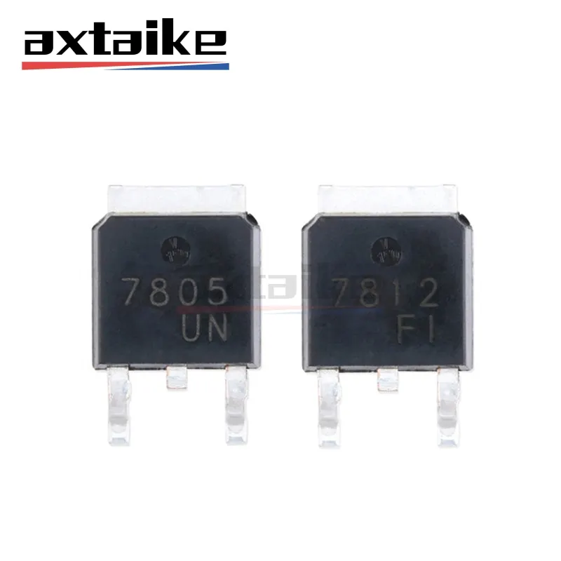 10 sztuk 7805 7812 5V 12V 1.5A TO-252-2L DPAK 3% 1.25W regulatory napięcia Chip SMD tranzystor CJ7805 CJ7812 LM7805 LM7805