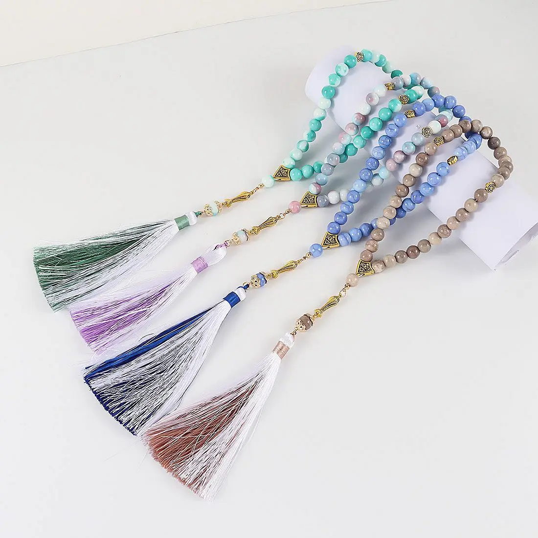 Colourful Tassels Religion Church Muslim Bracelets Beads Braclelets for Women Men Pray Bracelets Jewelry