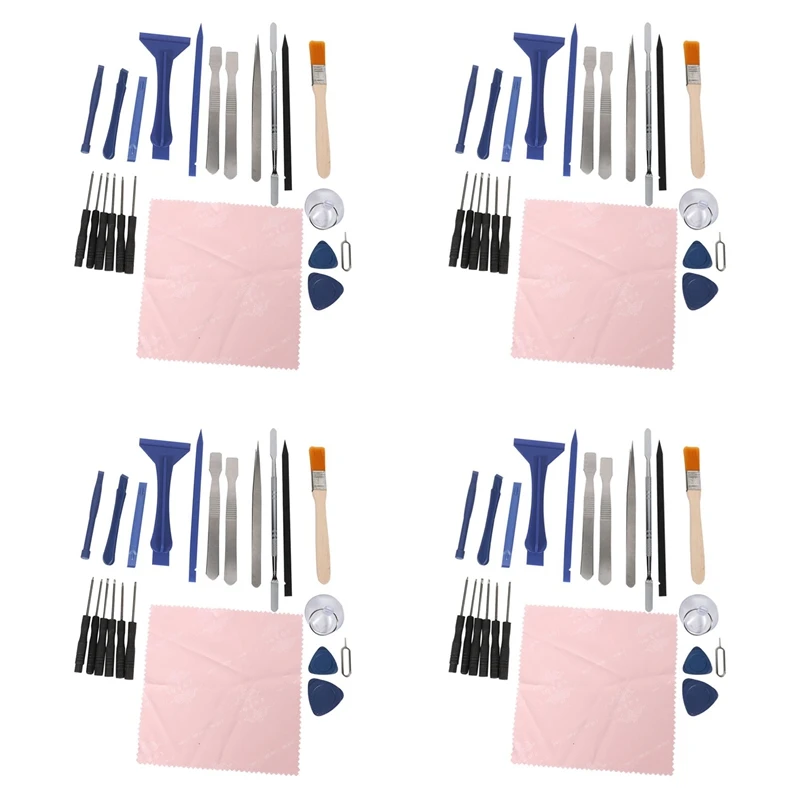 

4 Set Durable Disassemble Tools Phone Screen Laptop Opening Repair Tools Set Kit For Iphone For Ipad Phone Tablet PC
