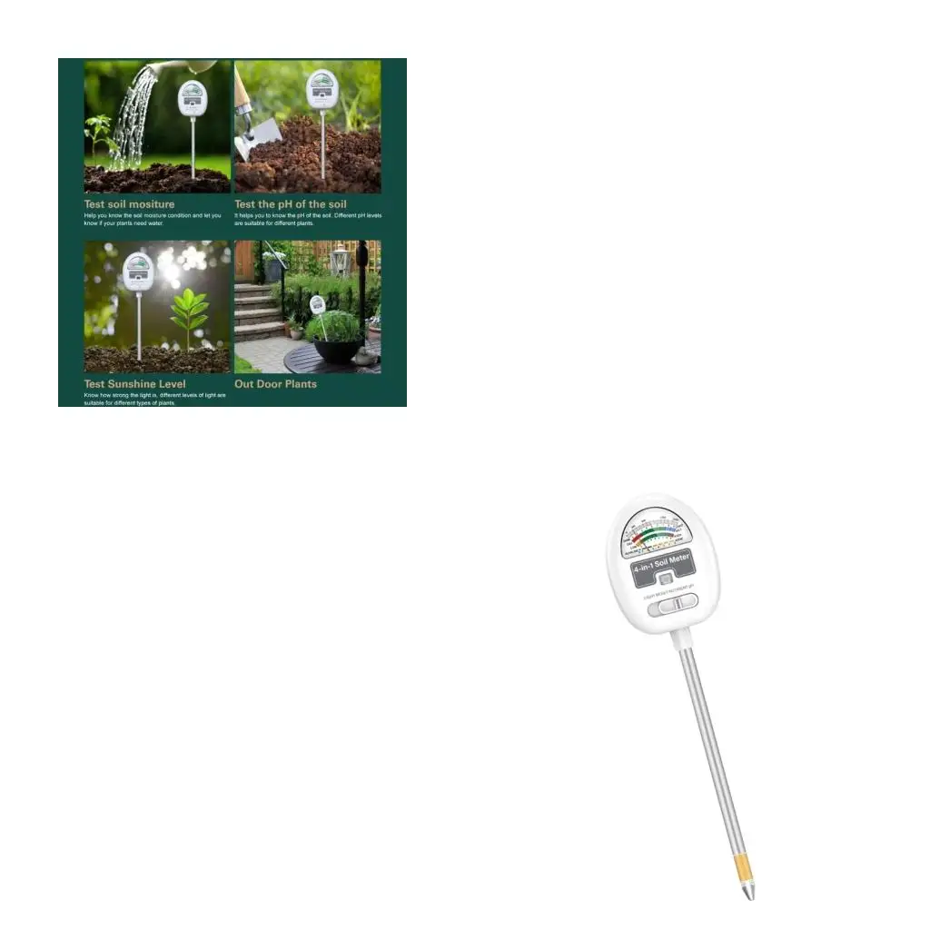  Handheld Soil Assessment Tool Analyzes Acidity Value Moisture Level & Nutrient