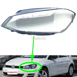 For Volkswagen VW Golf 7 2013 2014 2015 2016 Headlight Cover Car Headlamp Lens Glass Replacement Front Auto Shell