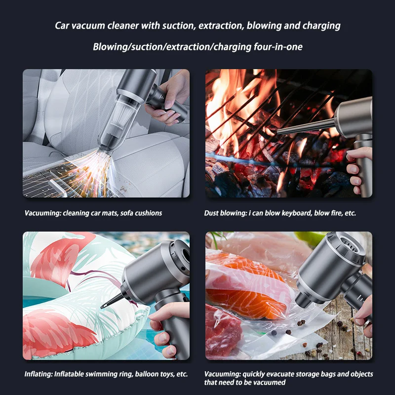 Xiaomi-ワイヤレスハンドヘルド車用掃除機,強力な吸引,家庭用掃除機,Mijia,9200000Pa