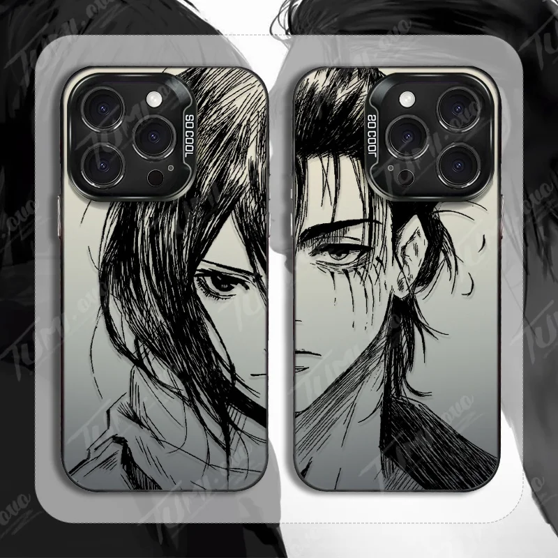 Ataque em titã legal anime caso de telefone para iphone 13 14 17 ar 16 15 11 12 pro max xs xr plus 8 7 se 2020 capa traseira à prova de choque