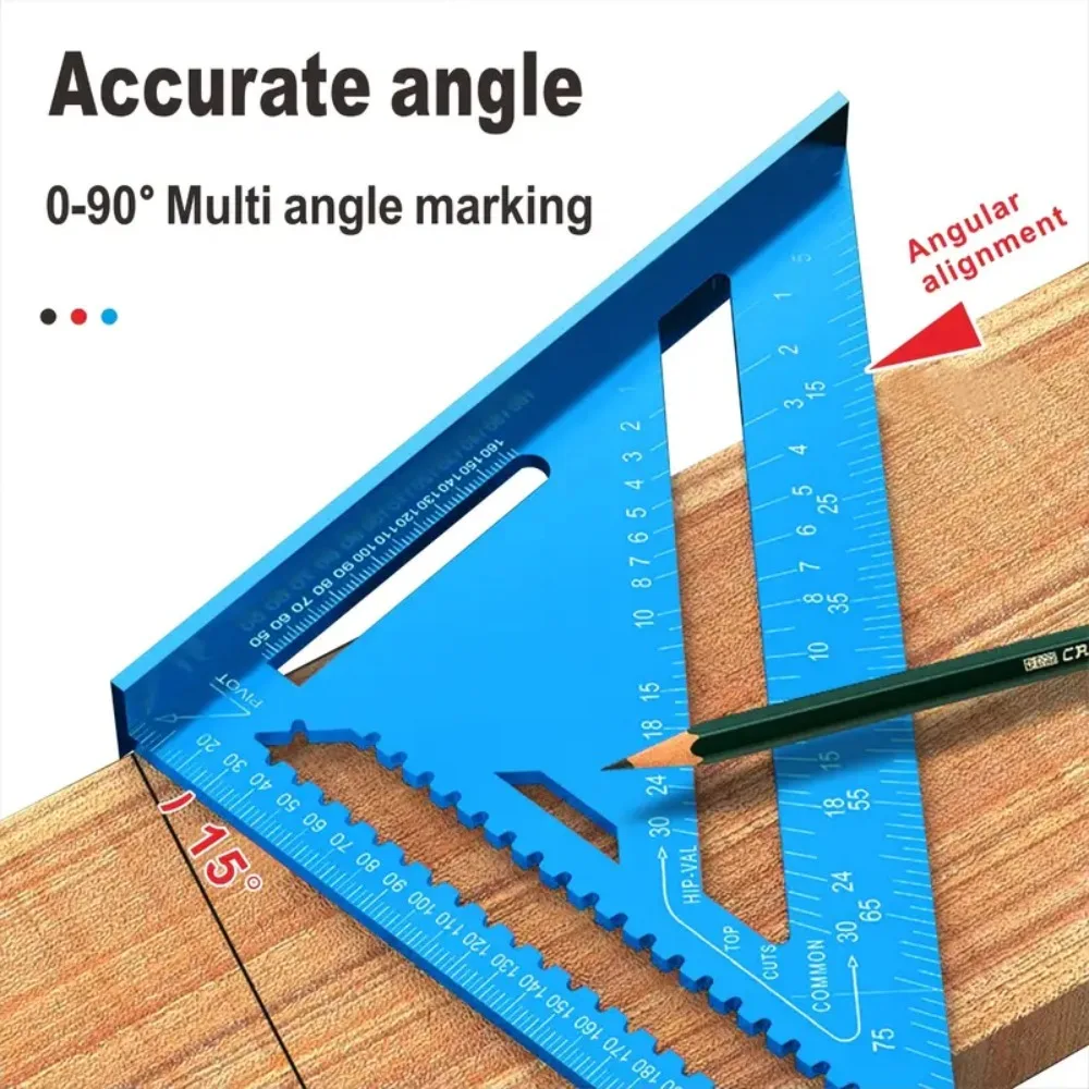 High Precision Triangle Ruler 7/12