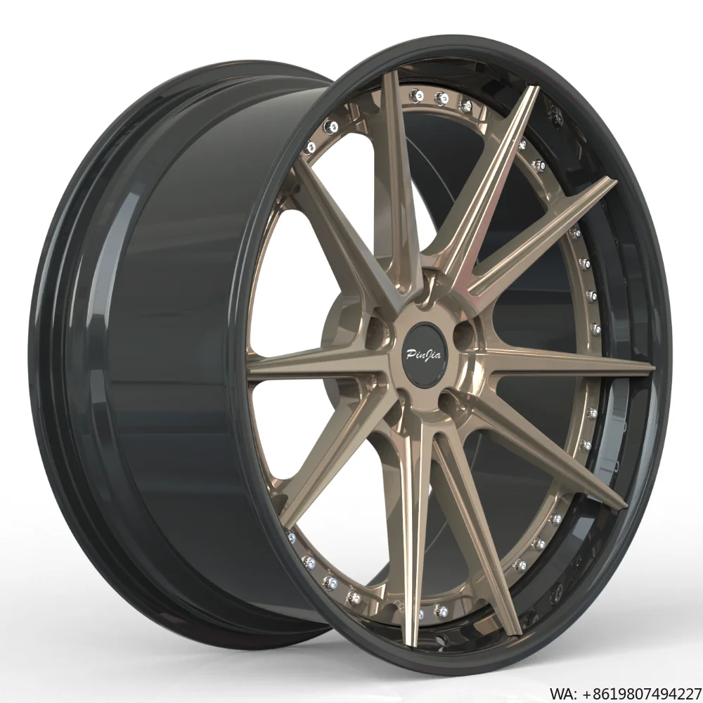 

Custom Wheels 5x120 5x127 5x112 5x130 Car Matte Monoblock Golden Forged Aluminum Alloy 18 19 20 21 22 23 Inch for