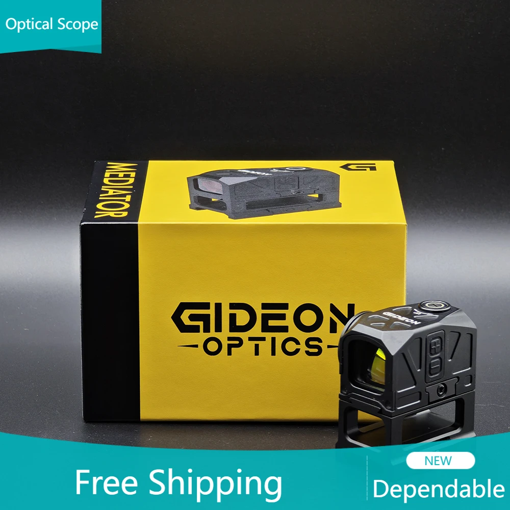 Gideon Optics mediador, punto rojo, mira de retícula múltiple, 16mm, mira de reflejo para caza