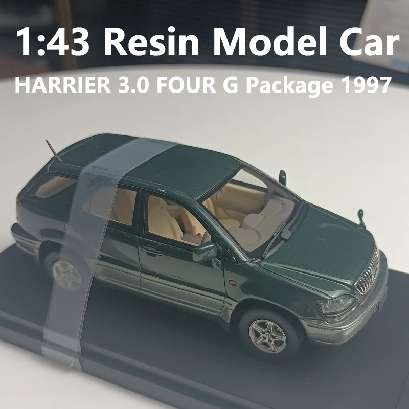 

Model Car Scale Resin Diecast 1:43 HARRIER 3.0 FOUR G Package 1997 Refined Version Vehicles Collection For Boys Decoration Gifts