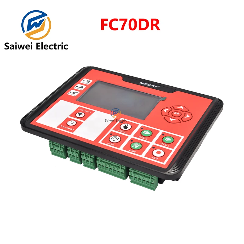 Mebay FC70DR Diesel Engine Fire Pump Controller Panel Generator Control Module for Fire Pump Units Driven Spare Parts