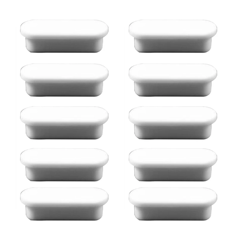 10Pcs Rubber Sink Overflow Caps Cover Washbasin Drain Seal Stopper Sink Bathtub Drain Caps Plug for Bathroom Kitchen