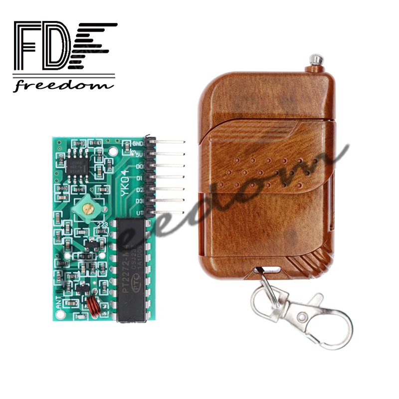 1set IC 2262/2272 4 CH 315Mhz Key Wireless Remote Lucky Control Kits Receiver Module DaiDian
