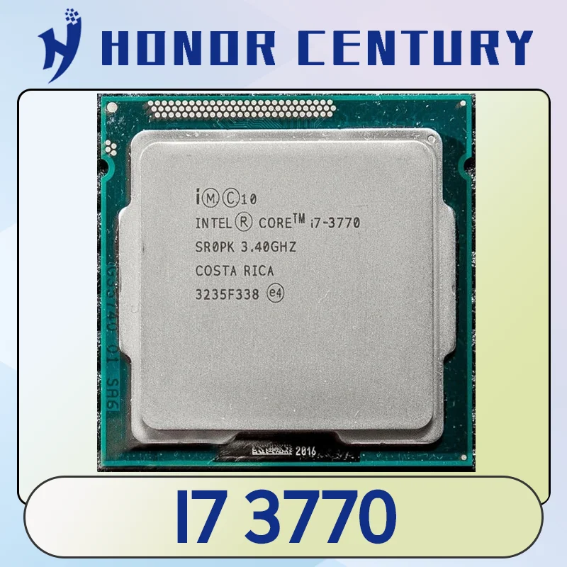 Processador usado i7 3770 do núcleo, 3 ghz, sr0pk, quad-core, lga 1155, cpu